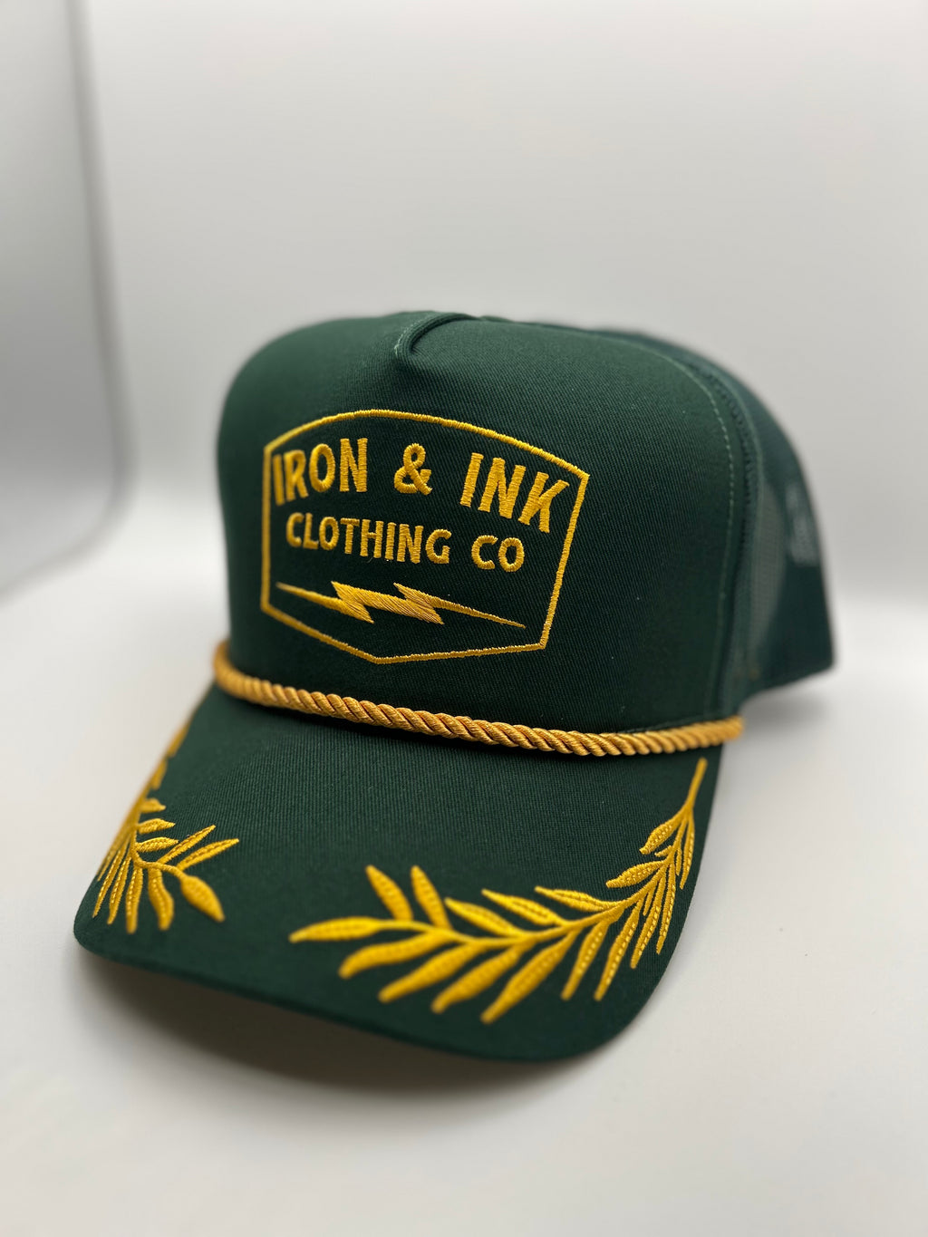 New custom "Captains" SnapBack hat- Forest green