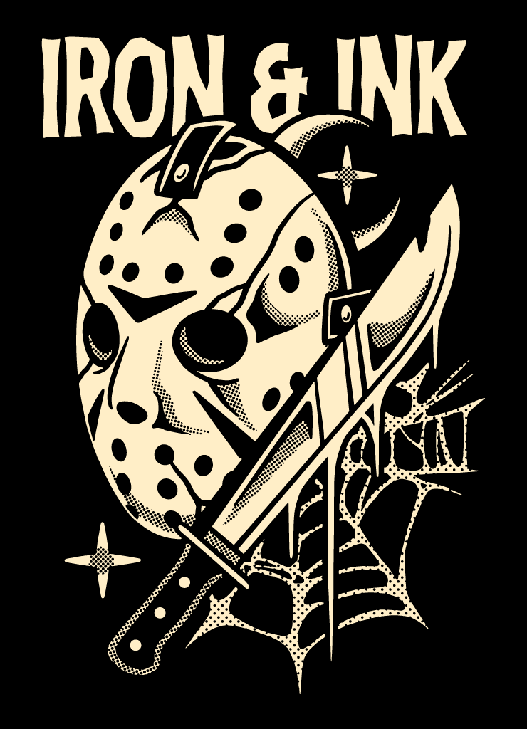 Early Access "GLOW IN THE DARK" Friday the 13th shirt-Black