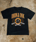 New Athletic Dept- faded black shirt-slightly oversized
