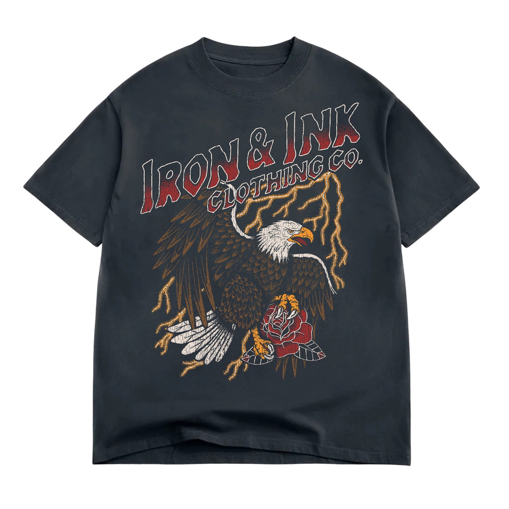 New "Easy Rider" oversized shirt- Faded Black