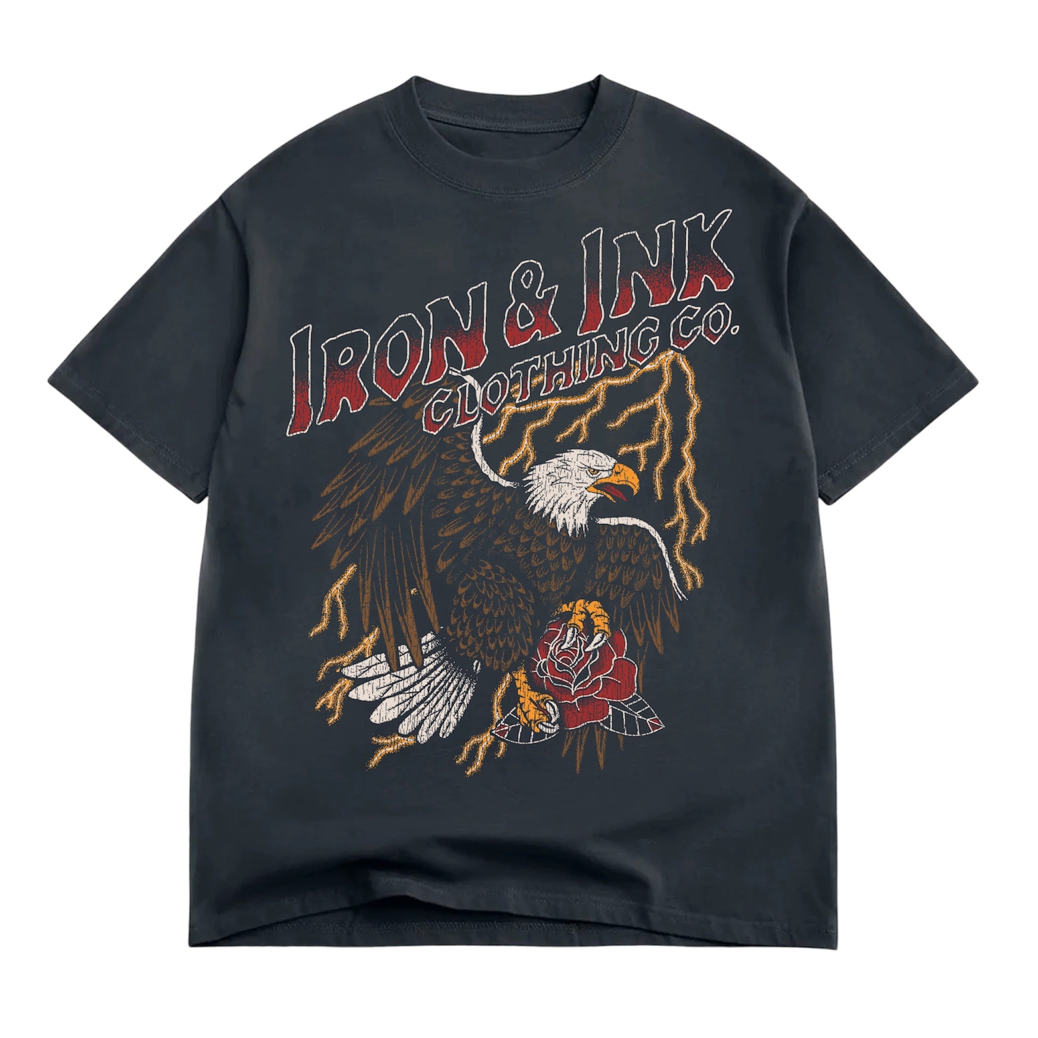 New "Easy Rider" oversized shirt- Faded Black