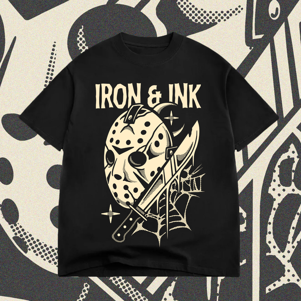 Early Access "GLOW IN THE DARK" Friday the 13th shirt-Black