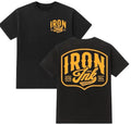 Bold font tee- oversized fit onyx washed black