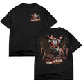 Limited edition "Santa" shirt- garment dyed black