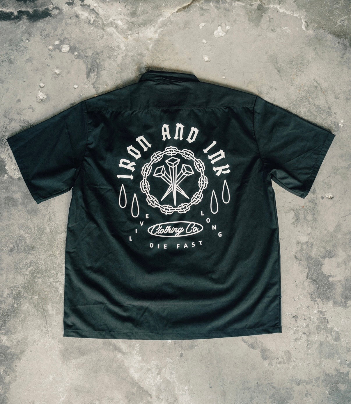 New custom garage shirt- black