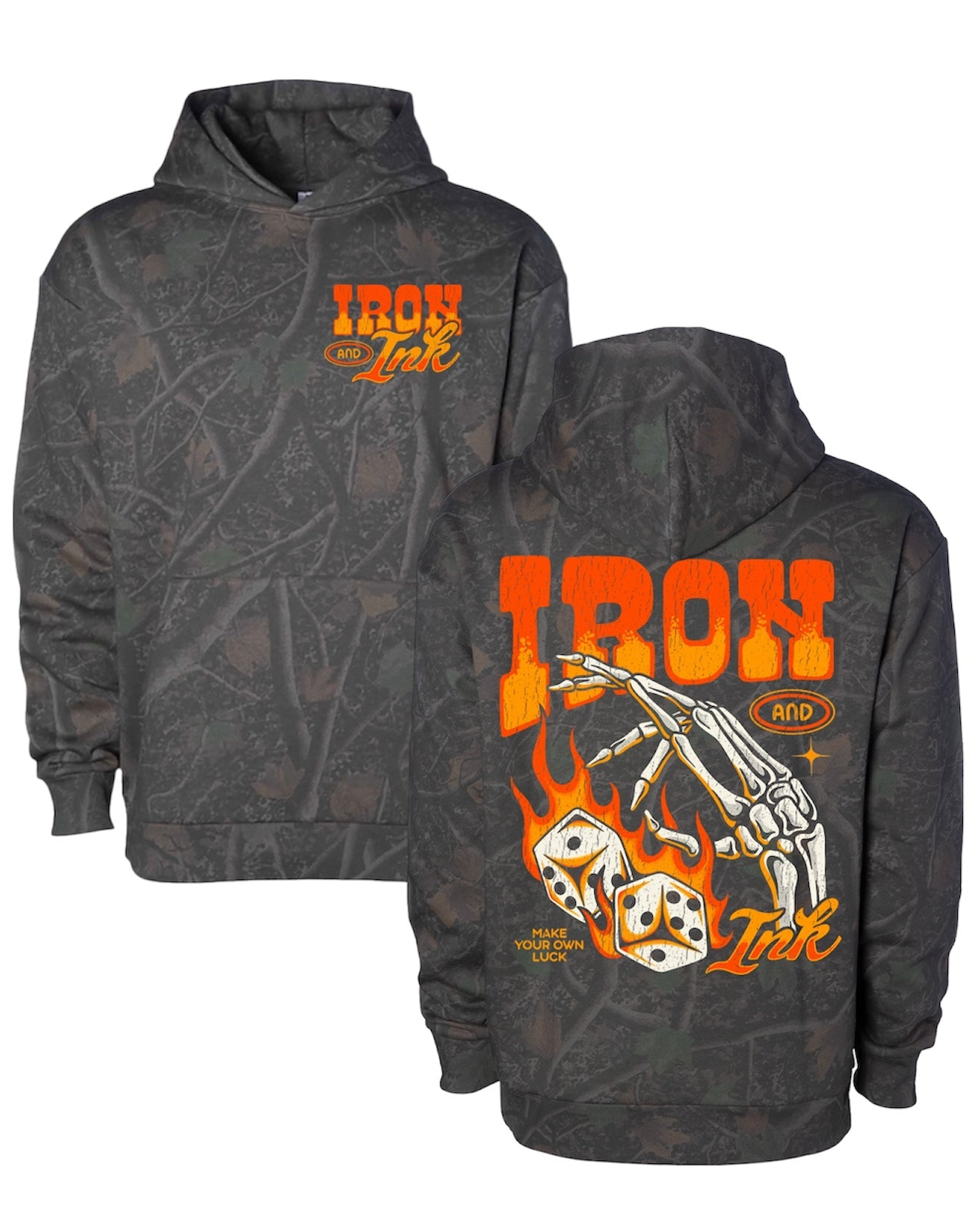 Dark deadwood camo hoodie