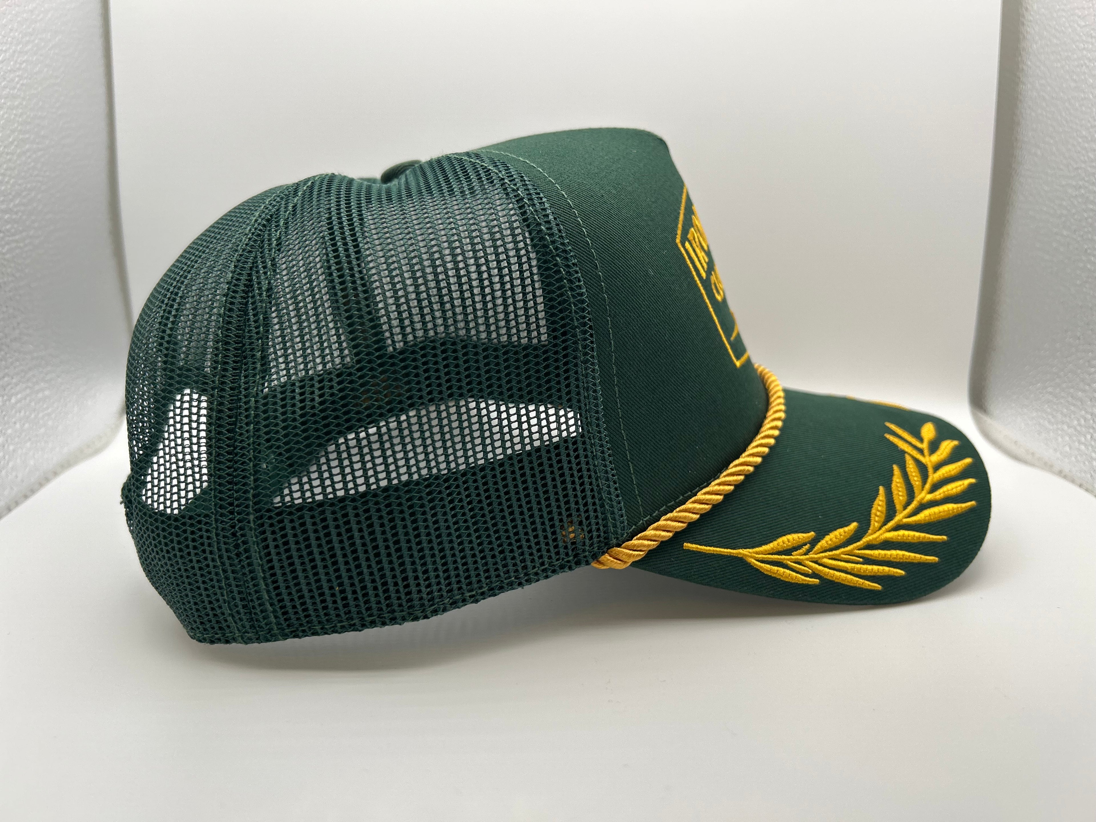 New custom "Captains" SnapBack hat- Forest green