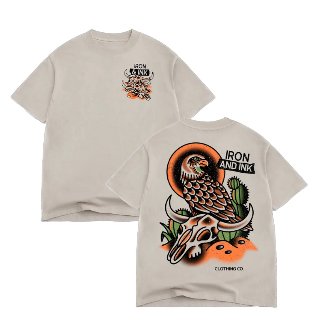 New "Desert Hawk" oversized shirt-Tan