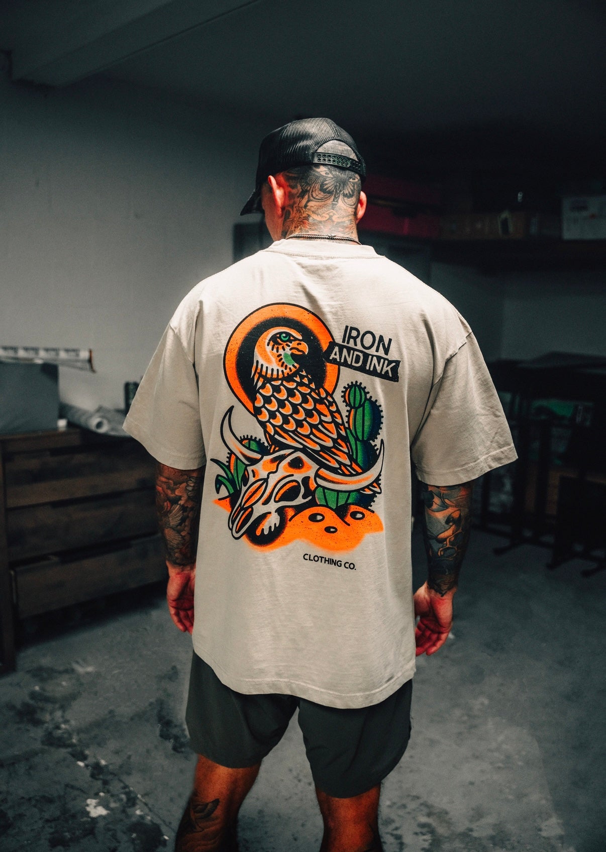 New "Desert Hawk" oversized shirt-Tan