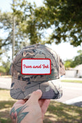 New patch deadwood camo trucker hat