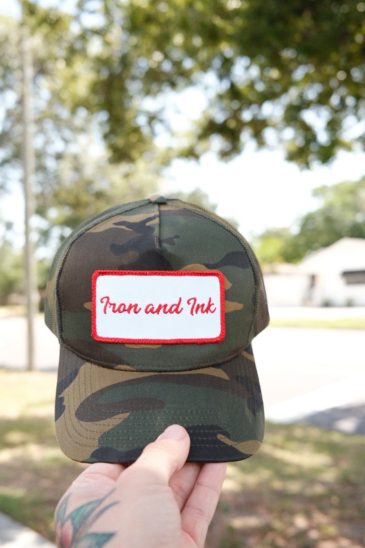 New patch og camo trucker hat