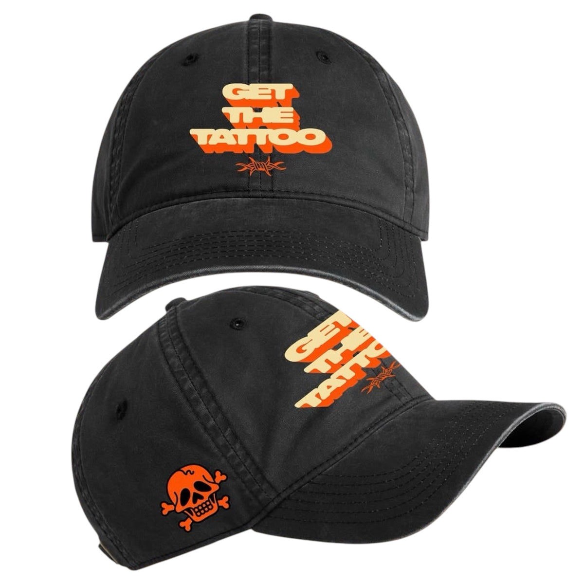Early access "get the tattoo" dad hat- black