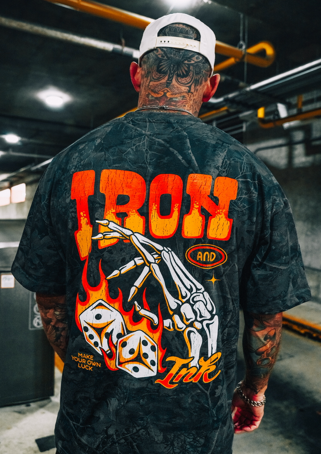 Dark deadwood camo shirt- oversized fit