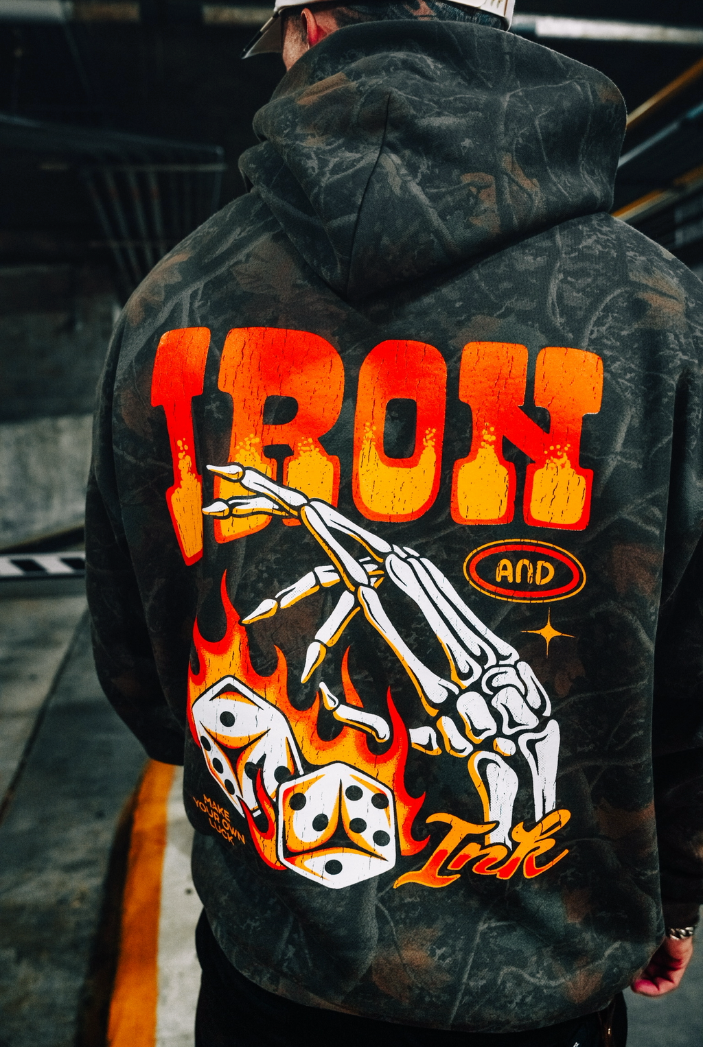 Dark deadwood camo hoodie