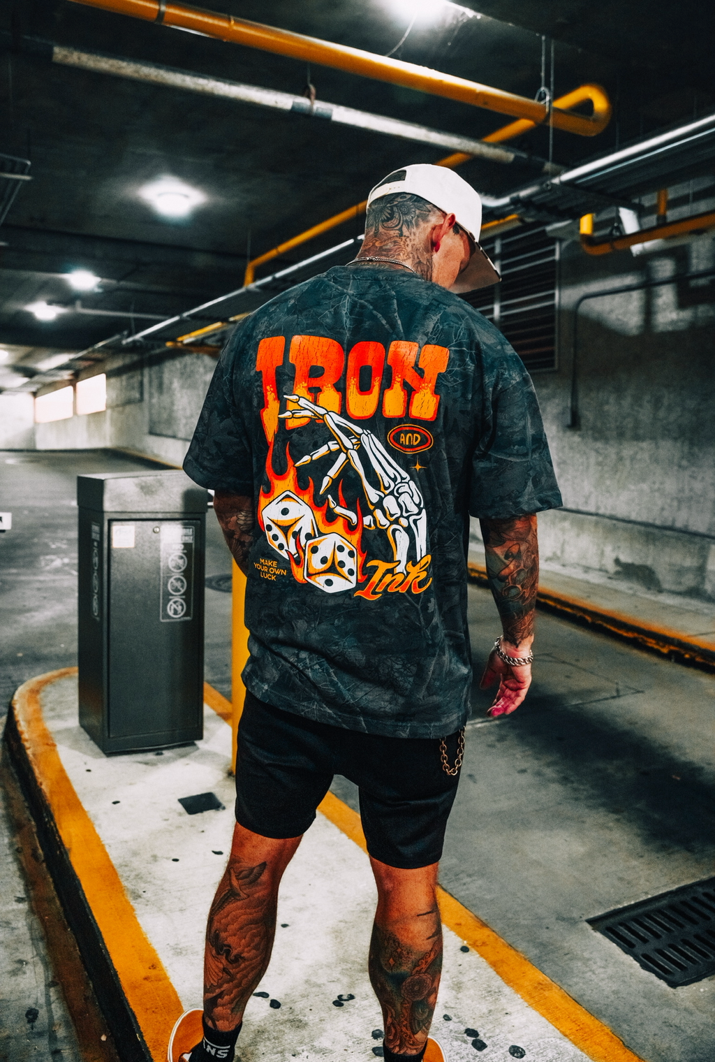 Dark deadwood camo shirt- oversized fit